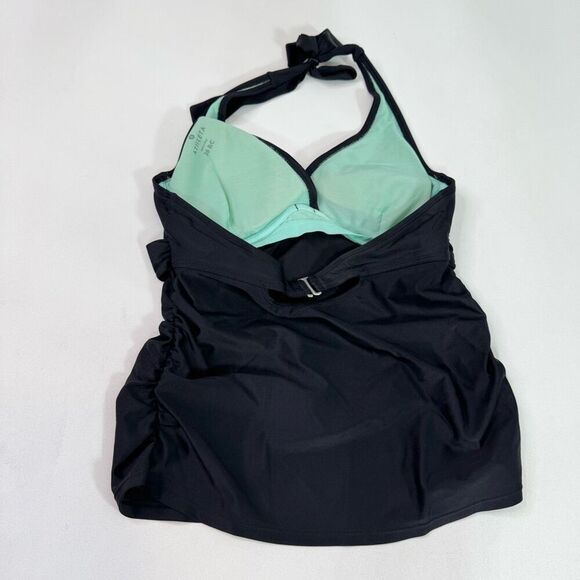 Athleta Tankini Womens 36 B/C Black Underwire Swimsuit Bathing  Halter Swim Top - Picture 7 of 9